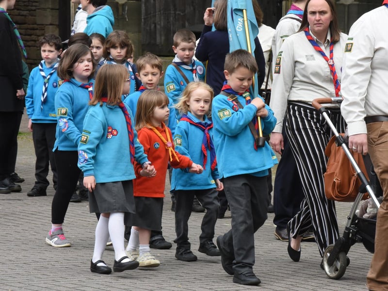 St George's Day parade in Sleaford.