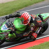 Sam Laffin in action at Donington