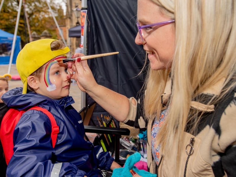Facepainting by EverArts Face Painting. Photo: NKDC/John Aron Photography
