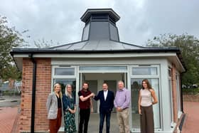 The keys for the newly transformed cafe on Whittons Garden in Gainsborough have been officially handed over to the new tenant