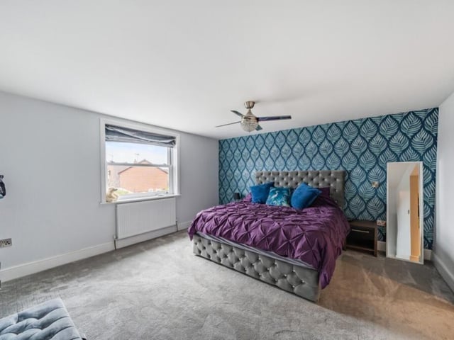 The principal bedroom and ...