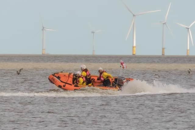 D class lifeboat on exercise. RNLI/Andy Storey