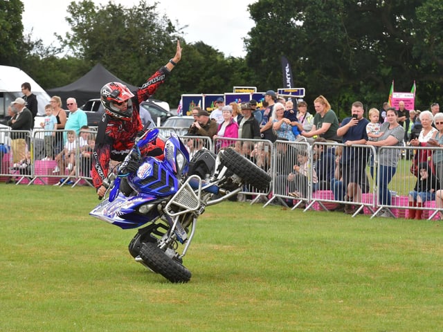 Quad bike stuntwork from Moto Stunts International.