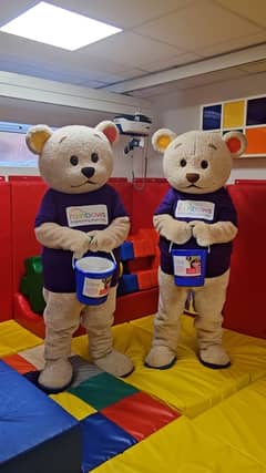 Rainbows mascot Bow Bear is doubled