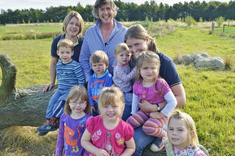 The Red Hen Day Nursery, of Legbourne, was named Nursery of the Year by Nursing World Magazine 10 years ago. Owner Jane Harrison is pictured with pupils and head of kindergarten Andrea Parsons and deputy manager Lucy Cooper.