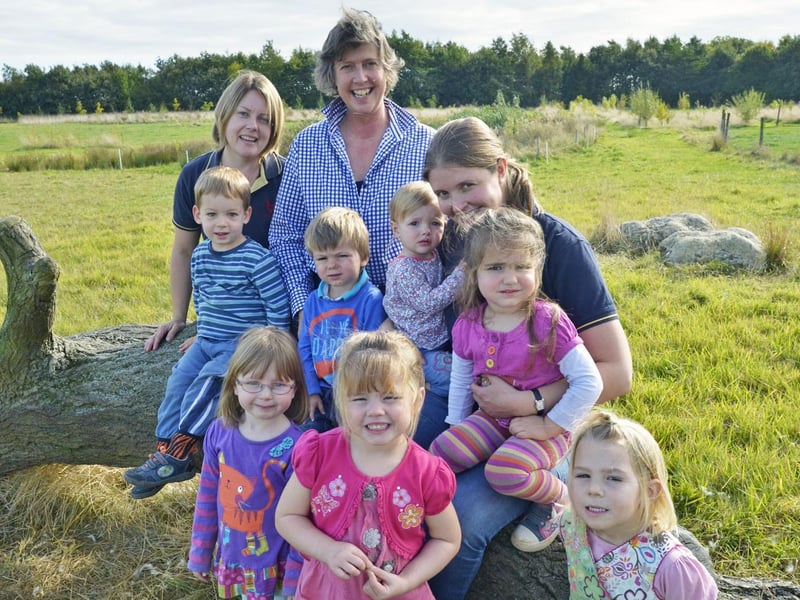 The Red Hen Day Nursery, of Legbourne, was named Nursery of the Year by Nursing World Magazine 10 years ago. Owner Jane Harrison is pictured with pupils and head of kindergarten Andrea Parsons and deputy manager Lucy Cooper.