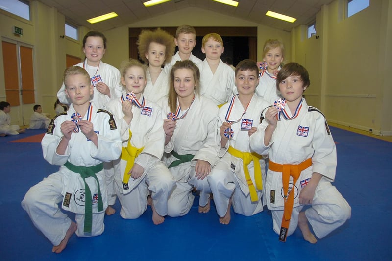 Members of the Digby-based Acorn Judo Club after taking part in the National Judo Competition at Birmingham.