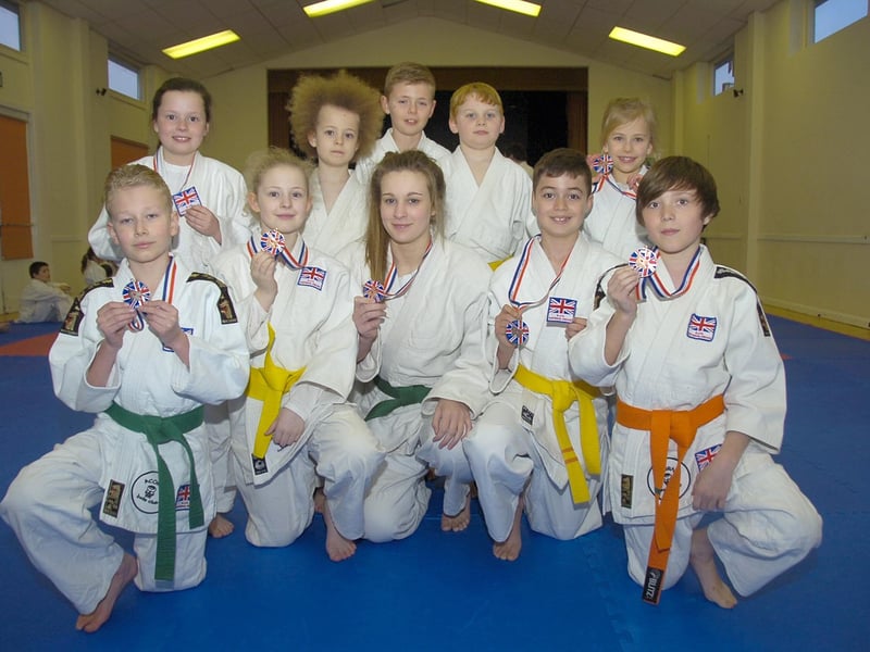Members of the Digby-based Acorn Judo Club after taking part in the National Judo Competition at Birmingham.