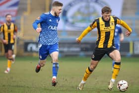 Boston United were beaten again after struggling in front of goal. Pic: Chris Bray.
