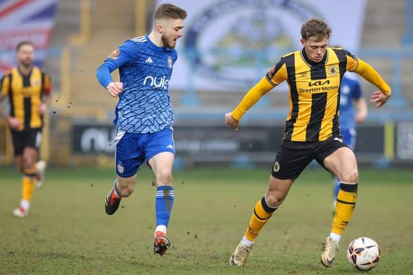 Boston United were beaten again after struggling in front of goal. Pic: Chris Bray.