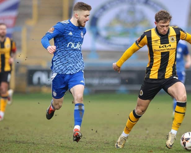 Boston United were beaten again after struggling in front of goal. Pic: Chris Bray.