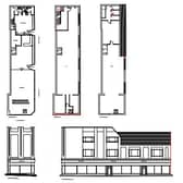 A floorplan and elevation document submitted as part of the application.