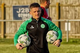 Matt Evans has seen his side keep two consecutive clean sheets. Photo: Steve Davies.