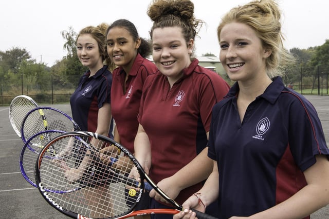 A group of Year 10 girls from Queen Elizabeth’s Grammar School, in Horncastle, reached the regional finals of the Aegon Championship tennis tournament 10 years ago. They were (from left): Victoria Needham, Sophie Walsh, Harriet Jones and Dana Kenneally-Forrester.