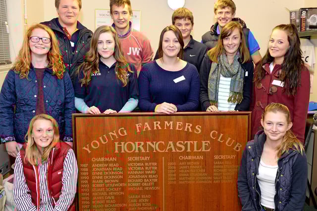 Here is a scene from a new members night held by Horncastle Young Farmers Club 10 years ago.