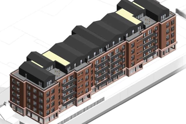 Plans have been submitted to West Lindsey District Council to build a new apartment block