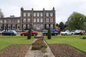 A previous MG Car Club drive it day at Gunby hall in 2016.