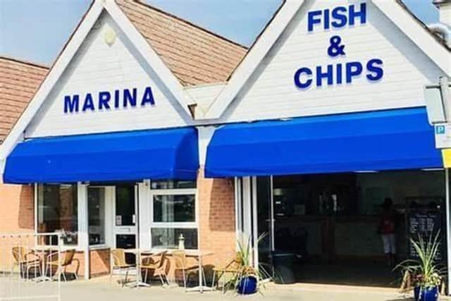 Marina Fish and Chips in Chapel St Leonards.