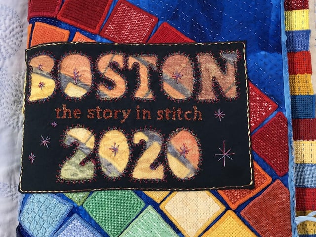 The front of the first book, 2020, inspired by the outbreak of Covid-19 and the community's response to it.