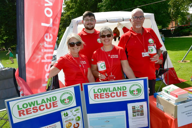 Juliet Coleman-Scott, Dominic Hewerdine, Jayne McConochie and Glenn Smith of Lowland Rescue