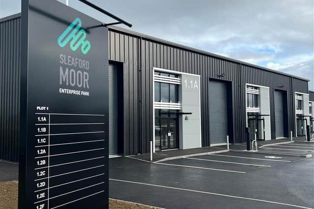 New units complete at Sleaford Moor. Photo: NKDC