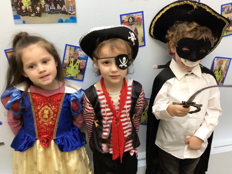 World Book Day outfits at William Alvey School.