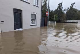About  80 homes were flooded in Horncastle during Storm Babet.