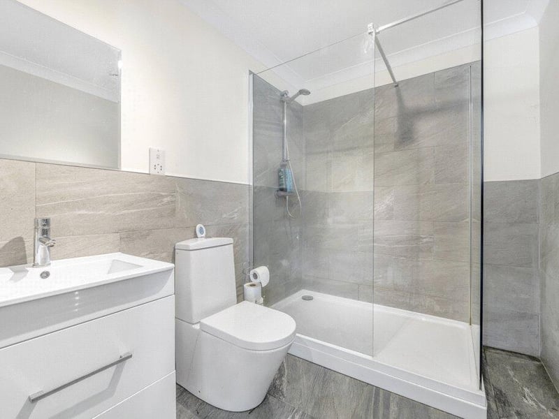 The ground-floor shower room.
