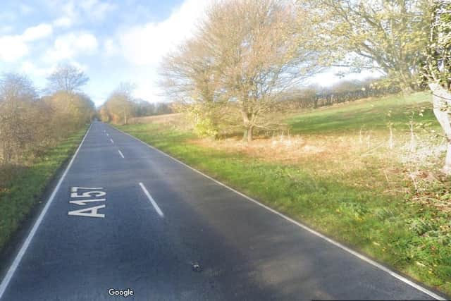 The A157 at Welton le Wold. Photo: Google Maps