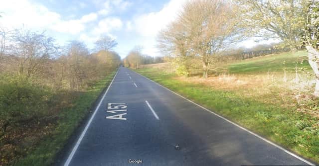 The A157 at Welton le Wold. Photo: Google Maps