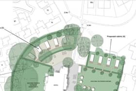 Plans showing proposed changes to the Vine Hotel .