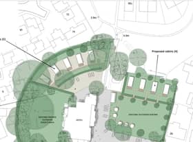 Plans showing proposed changes to the Vine Hotel .