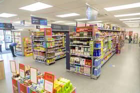 Inside the newly renovated store