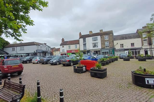 Market Rasen's market place will be a parking free zone for the summer season. Image: Dianne Tuckett