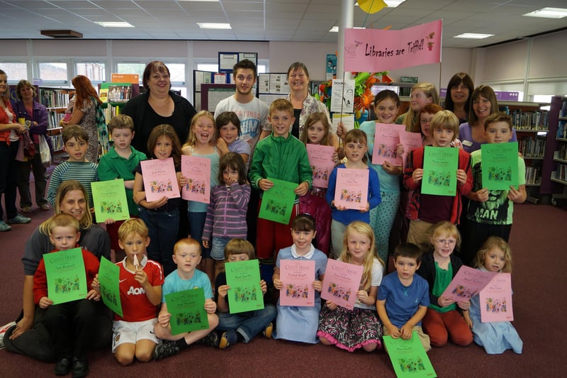 Here we see children at Market Rasen Library 10 years ago receiving certificates for completing the Creepy House Summer Reading Challenge. Organised by Lincolnshire Libraries, the challenge involved reading six books by the end of the summer holidays.