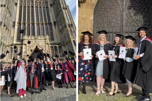 Boston College's second higher education graduation ceremony was held yesterday (Thursday).