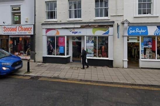The Age UK charity shop on High Street, Horncastle, which is looking for volunteers. (PHOTO BY: Google Maps)
