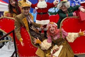 The cast of Peter Pan at the Neverland Theatre are getting into the Christmas spirit.
