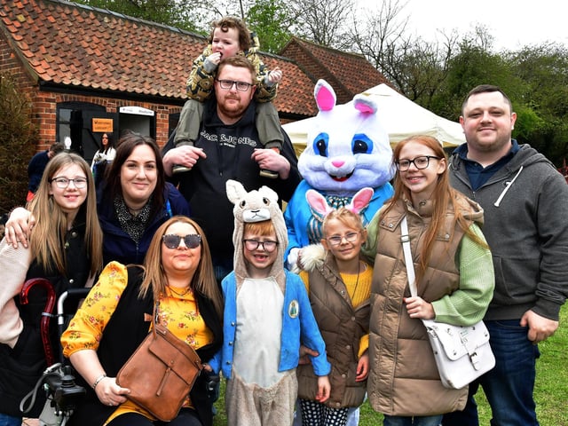 Everybody wants to meet the rabbit.