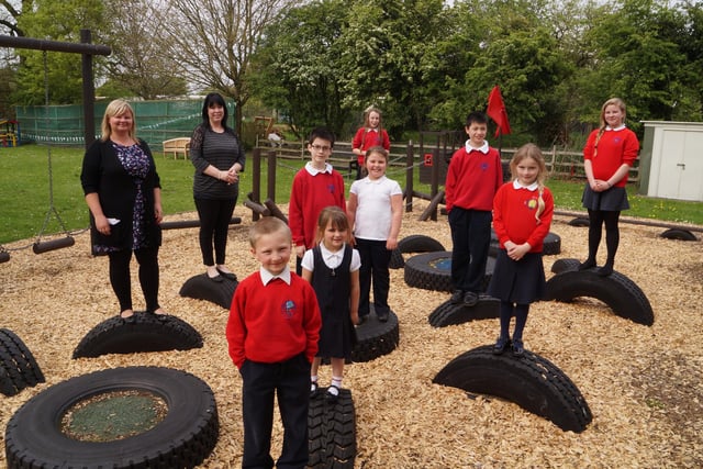A picture marking the launch of new after-school club at Legsby Primary School. Legsby Stay and Play offered a range of activities to children from all year groups.