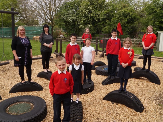 A picture marking the launch of new after-school club at Legsby Primary School. Legsby Stay and Play offered a range of activities to children from all year groups.