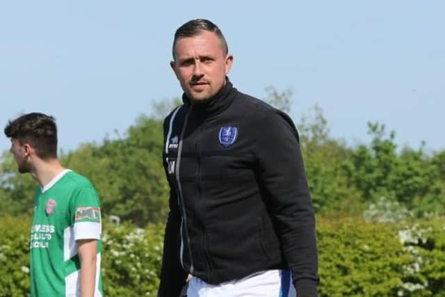 Louth Town boss Carl Martin - seeking to add to his squad.