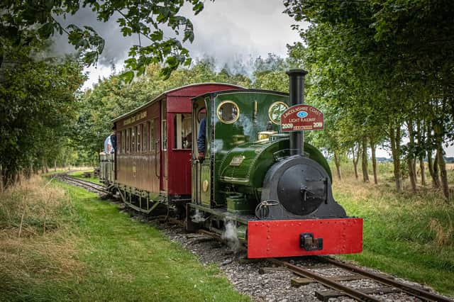 Jurassic returning to Walls Lane Station with a service from the LCLR’s terminus at South Loop in the Skegness Water Leisure Park (Photo: Dave Enefer/LCLR)