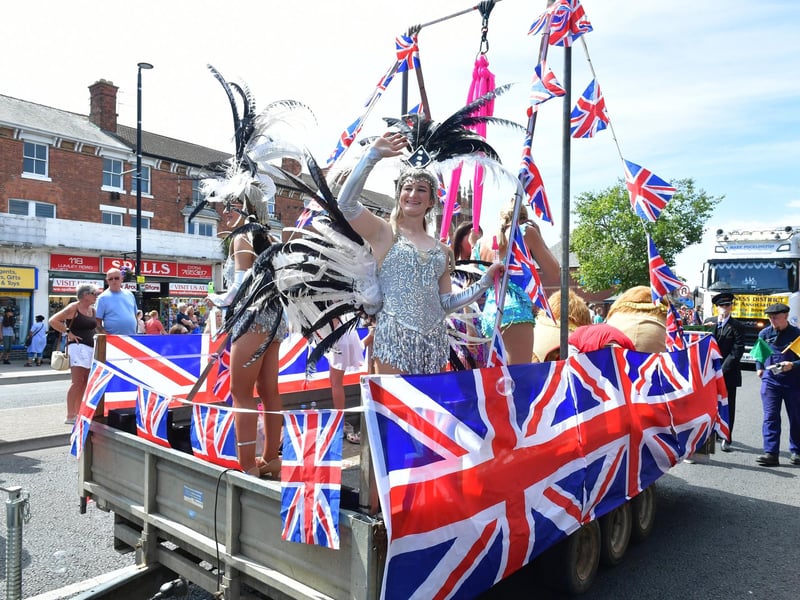 Action from the parade on Sunday, August 9.