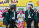 Skegness Grammar School students with Climate Nan.