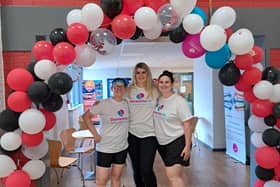 Fitness manager Amy Minnikin, sales manager Zoe Cawte and operations manager Charlotte Clarke