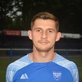 Layton Maddison was forced off injured in the defeat at Rugby Borough - photo (c): Joshua Hallam