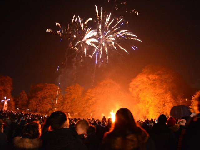 A packed park at Caistor