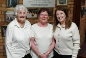 Winning Burtons rink with Chris Hill, Margaret Daubney and Mandy Cook