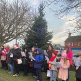 Big Local CCC’s Carols Around The Christmas Tree sing-a-long in Mablethorpe.